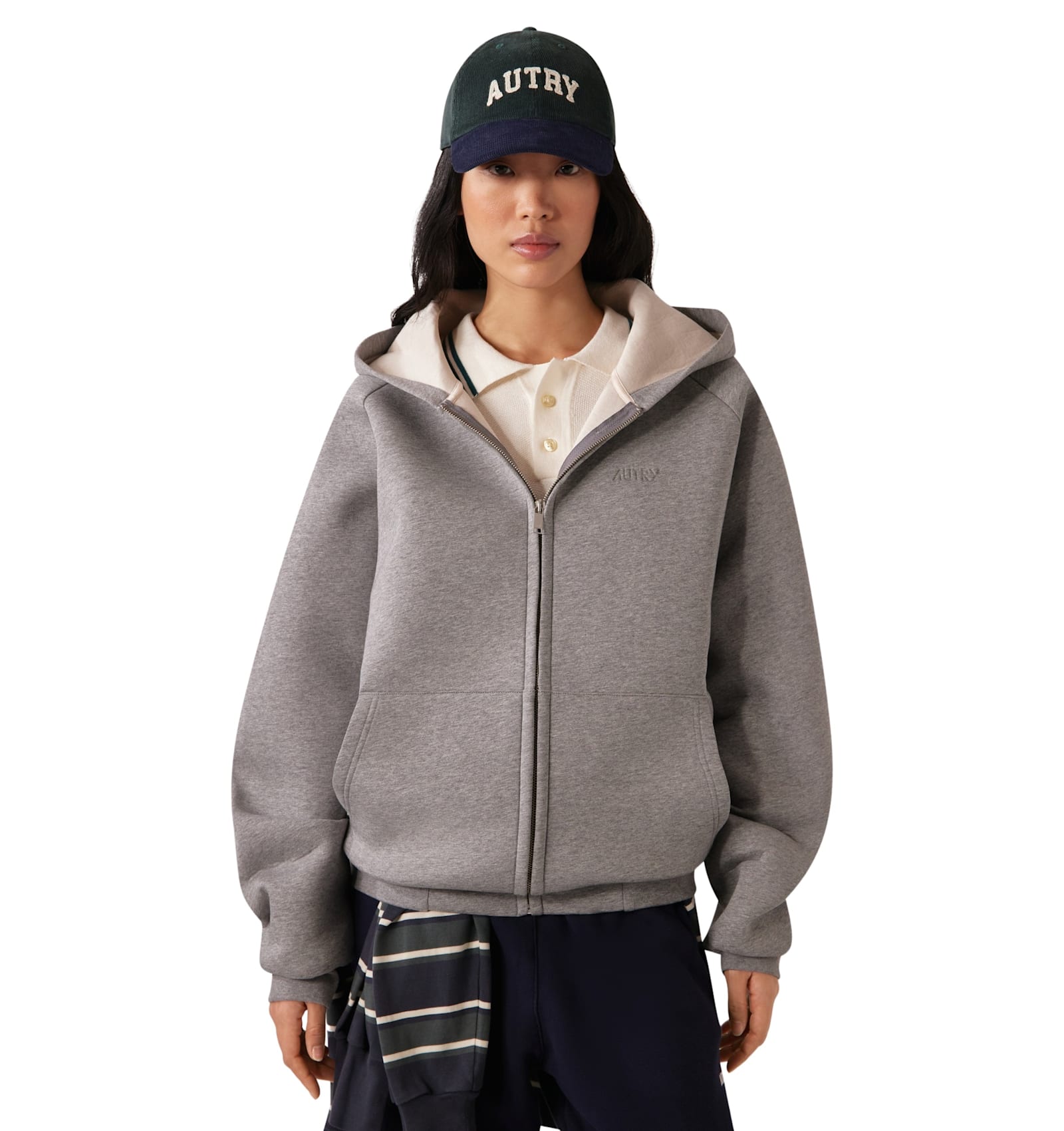 Autry Jacket Neoprene In Gray