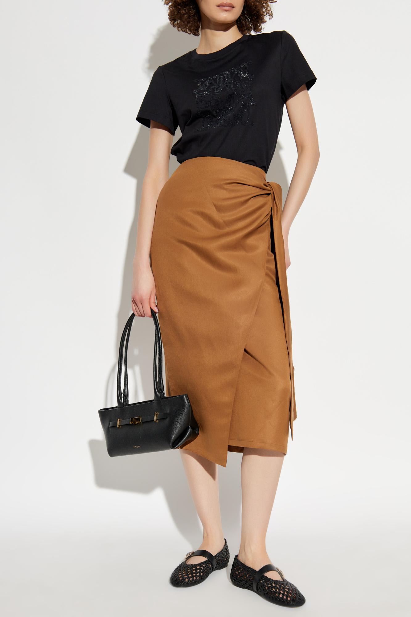 Max Mara Skirt Tequila In Brown