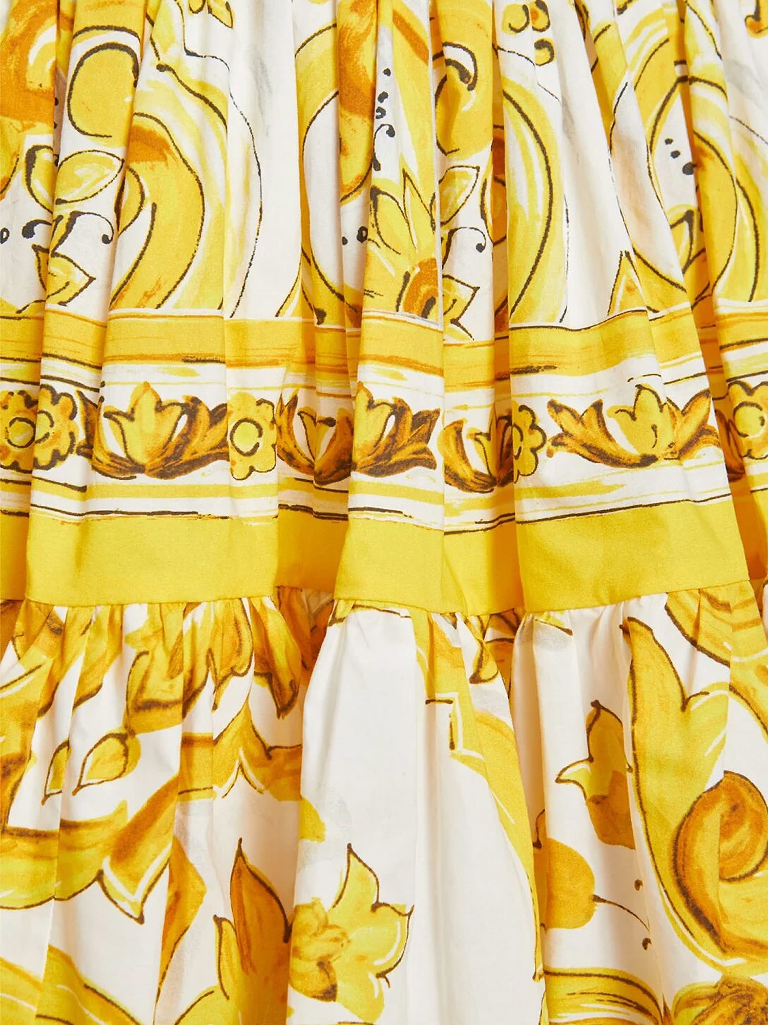 Shop Dolce & Gabbana Skirt In Yellow