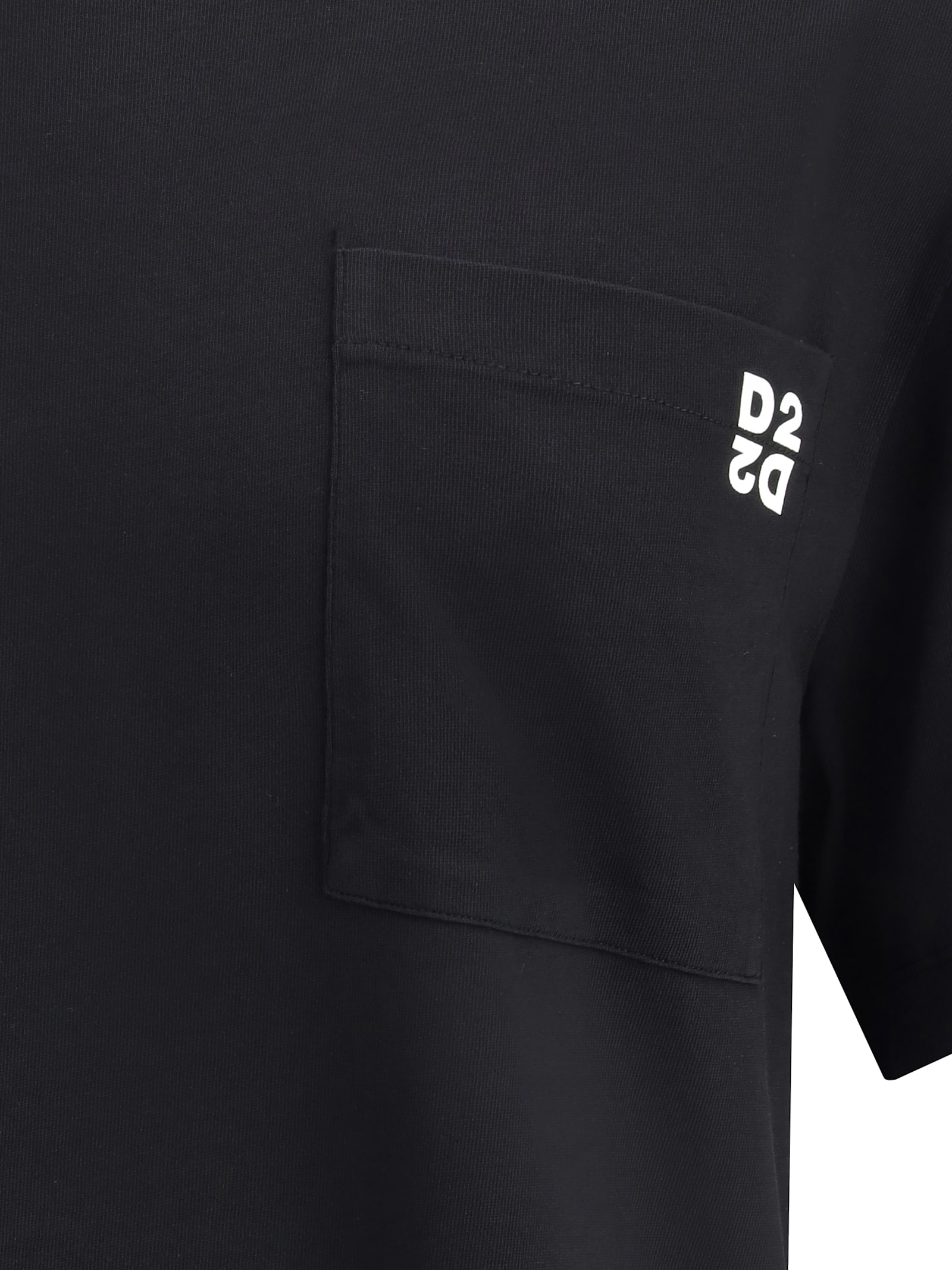 Dsquared2 Twin Pack T-shirt In Black