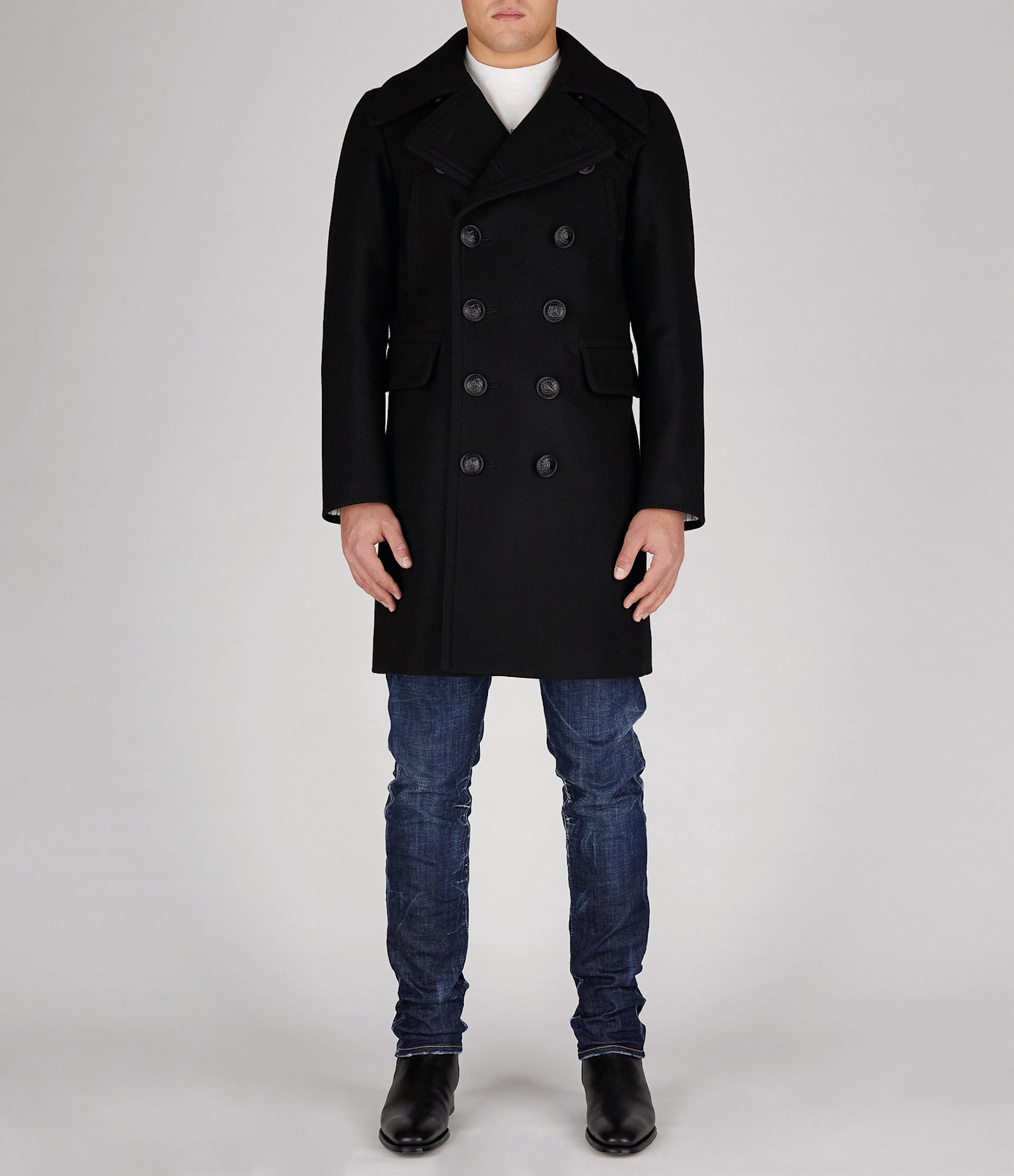 Dsquared2 Coat In Black