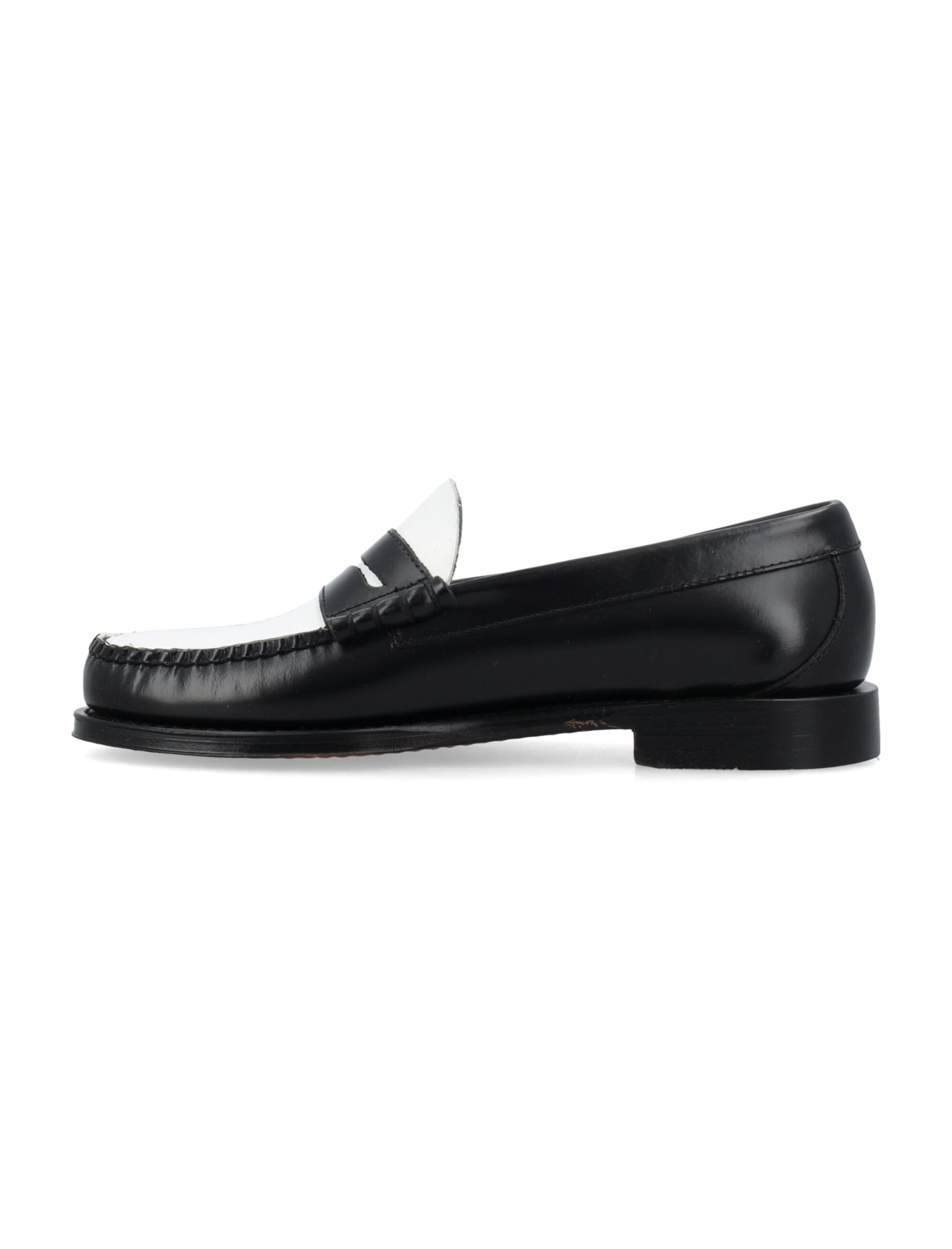 Shop G.h.bass &amp; Co. Classic Loafer In Black White