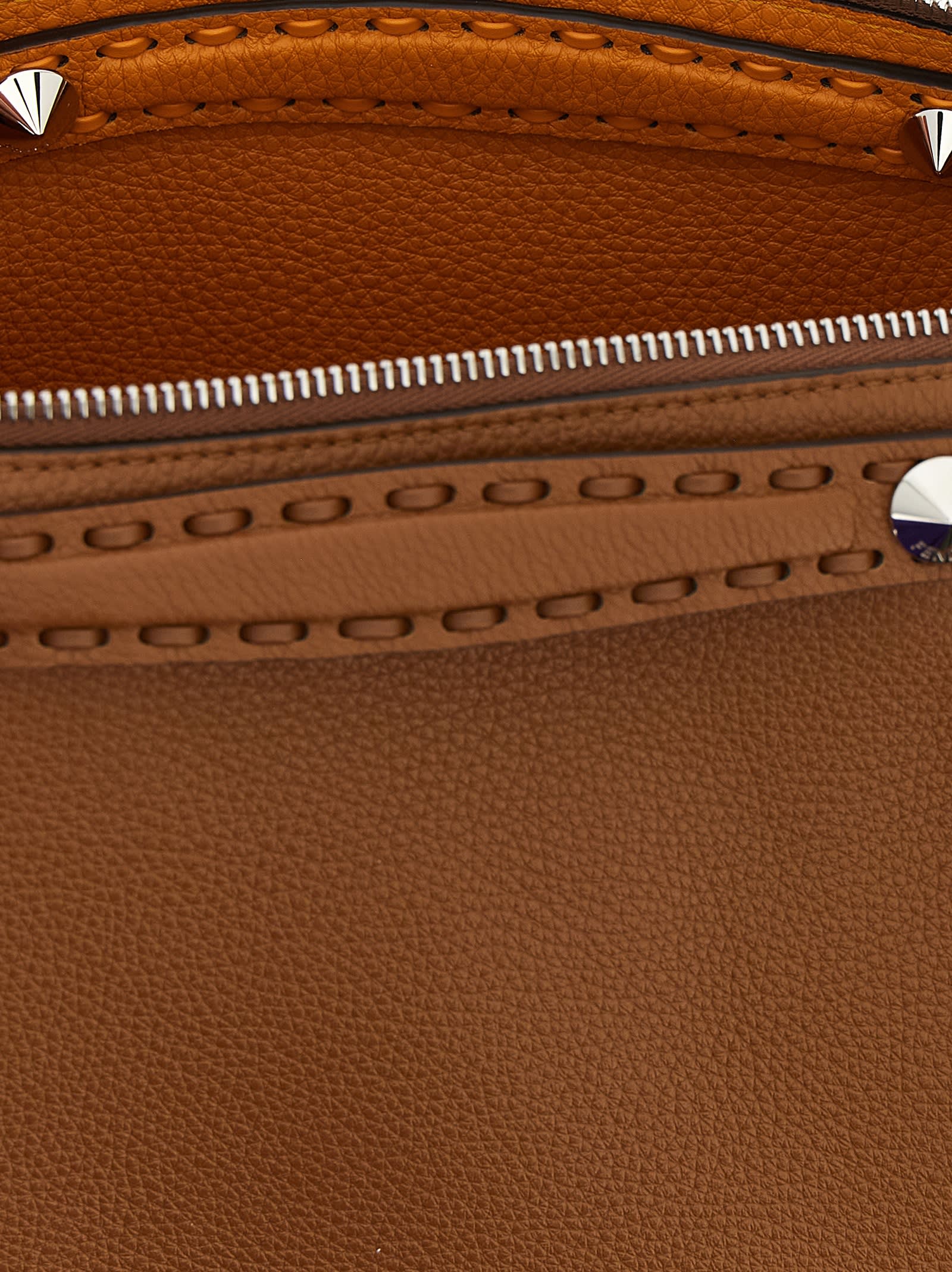 Fendi By The Way Selleria Medium Handbag In Brown