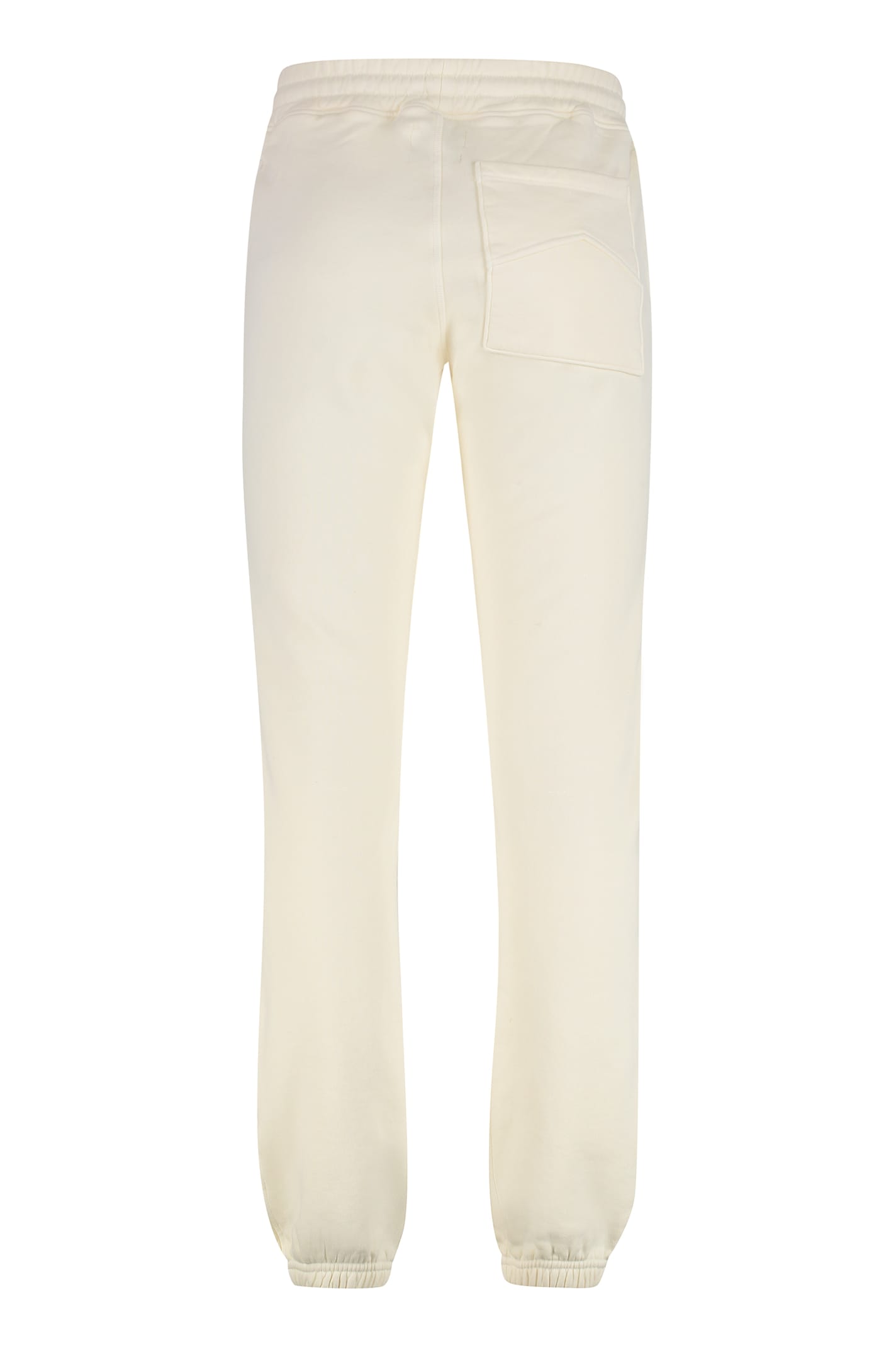Rhude Logo Detail Cotton Track-pants In Panna