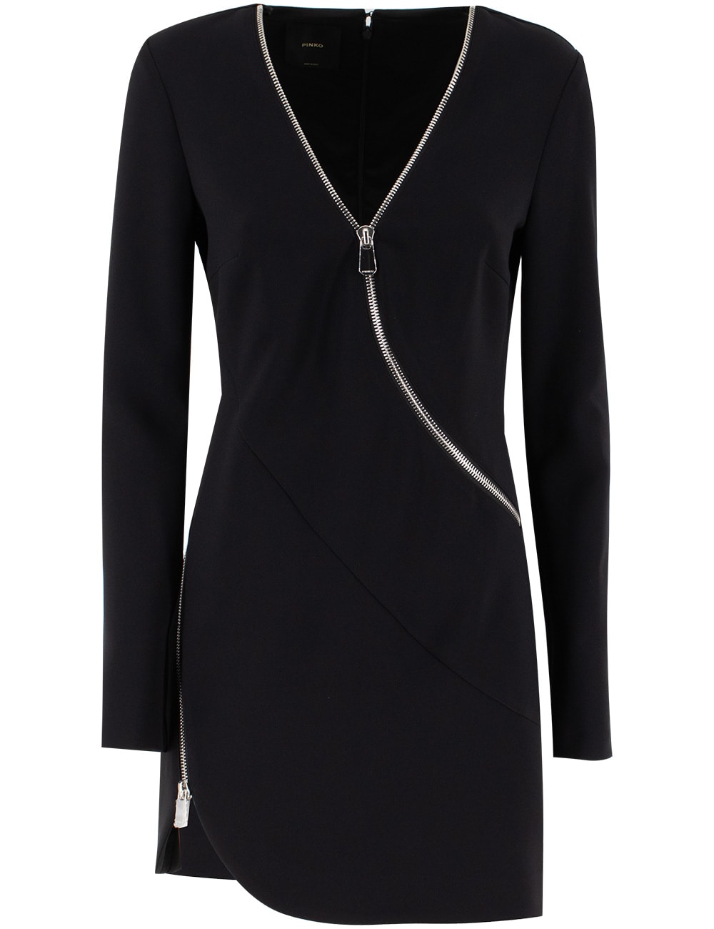 Shop Pinko Dress In Nero Limousine