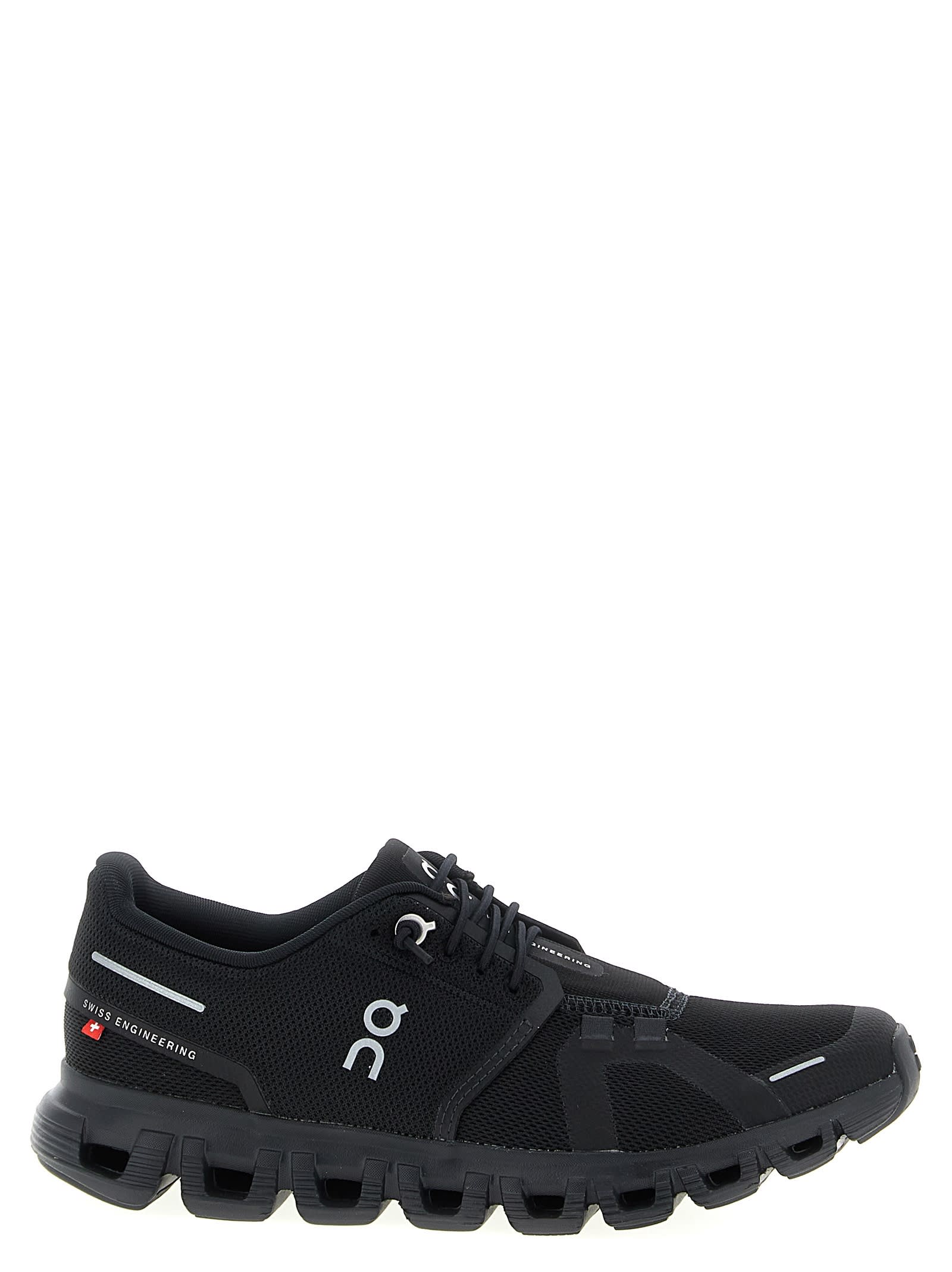 On Cloud 6 Sneakers Waterproof Textured Sole In Black