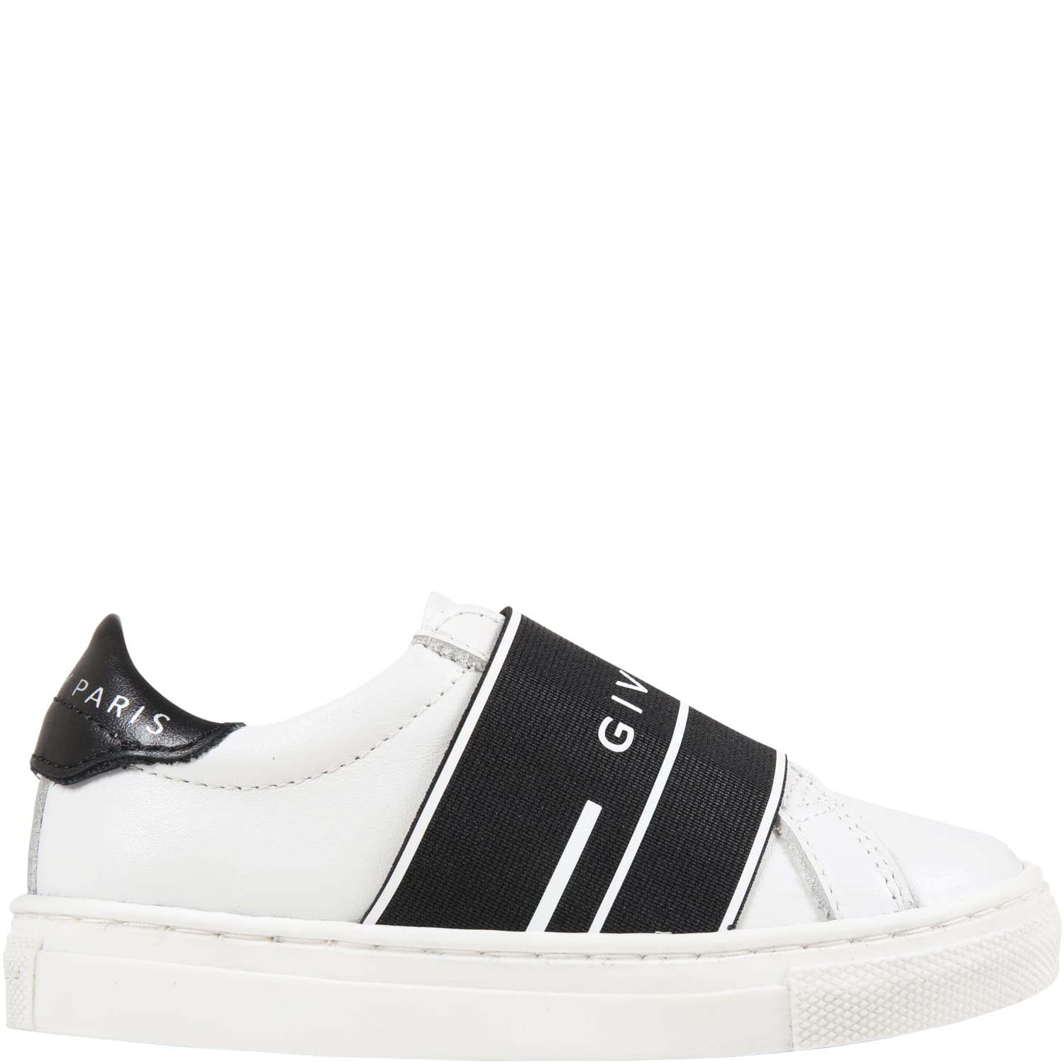 Givenchy White Sneakers For Kids With Logo
