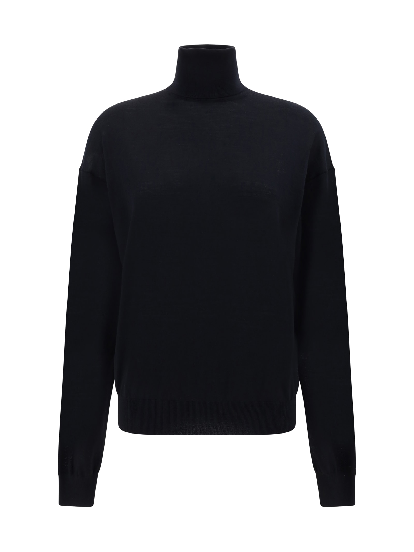 Saint Laurent Sweater In Black