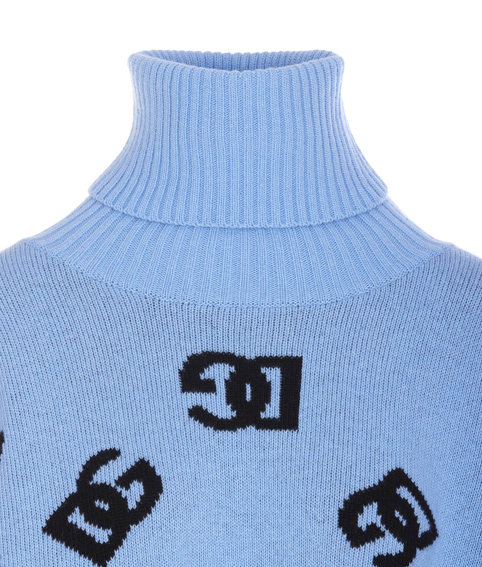 Shop Dolce & Gabbana Dg Logo Poncho In Blue