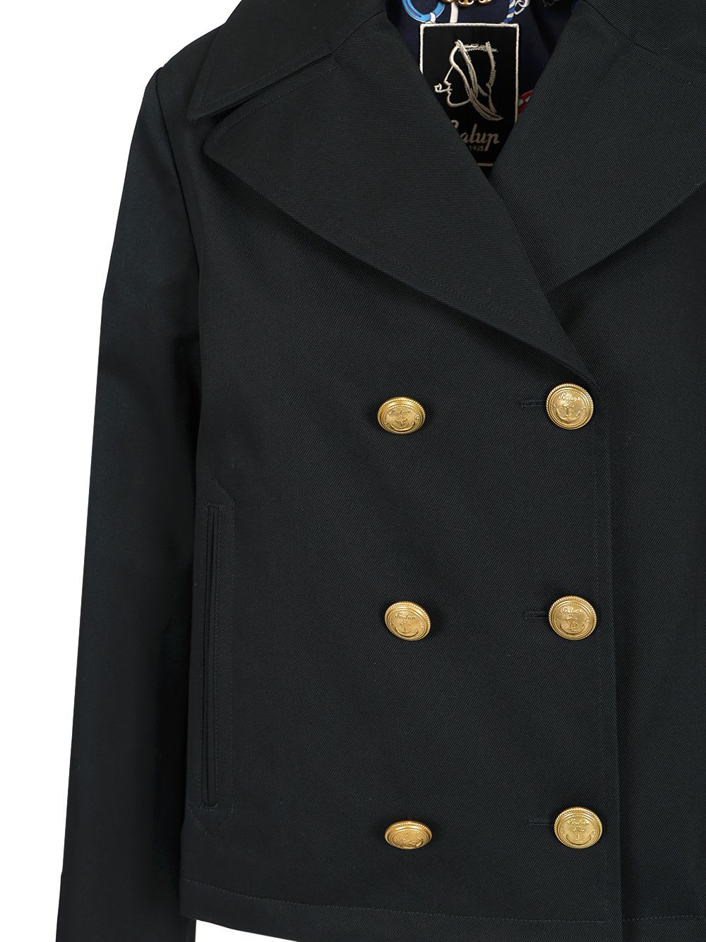 Sealup Aglaia Short Peacoat In Black
