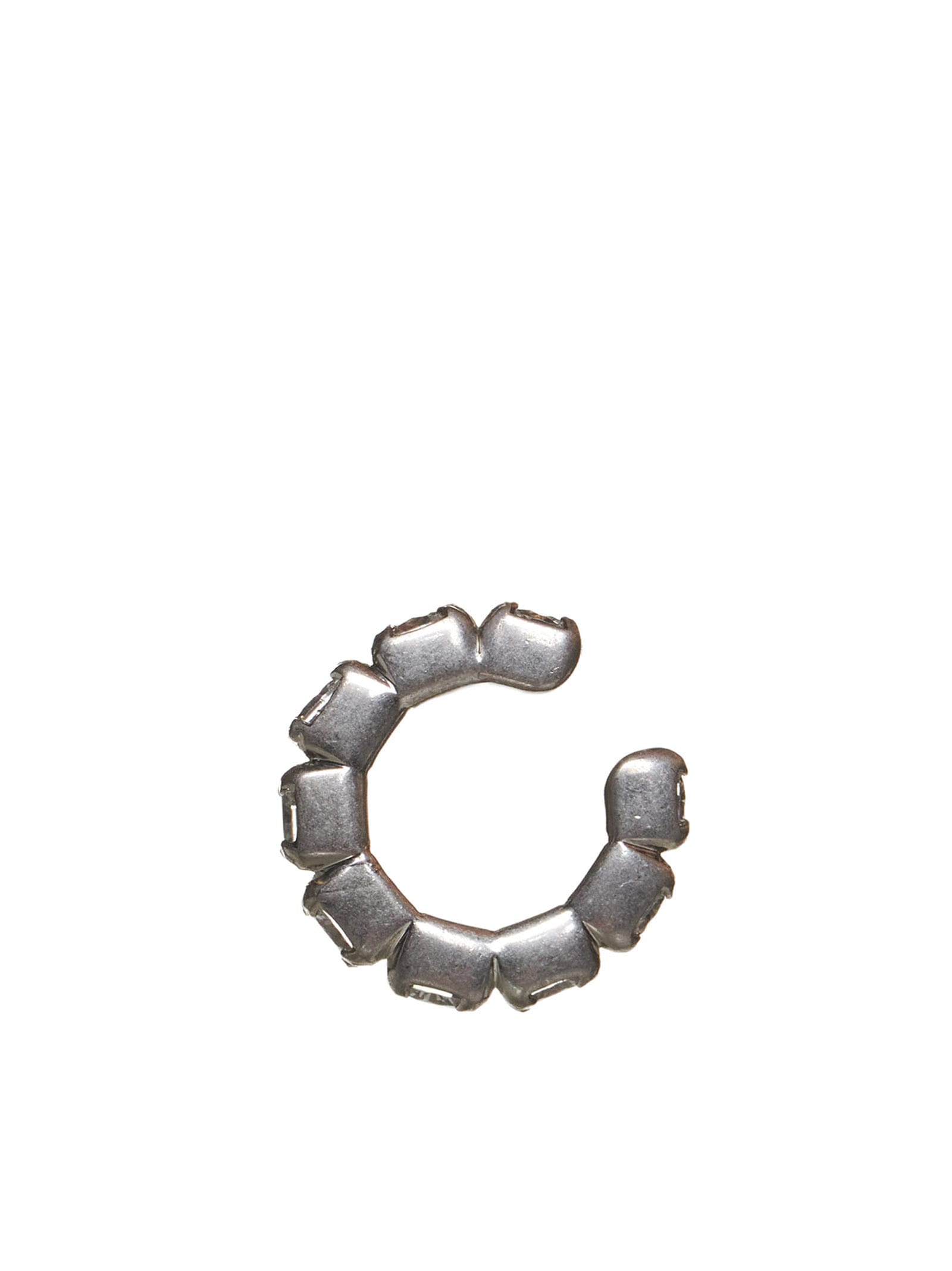 Shop Jil Sander Earrings In Silver