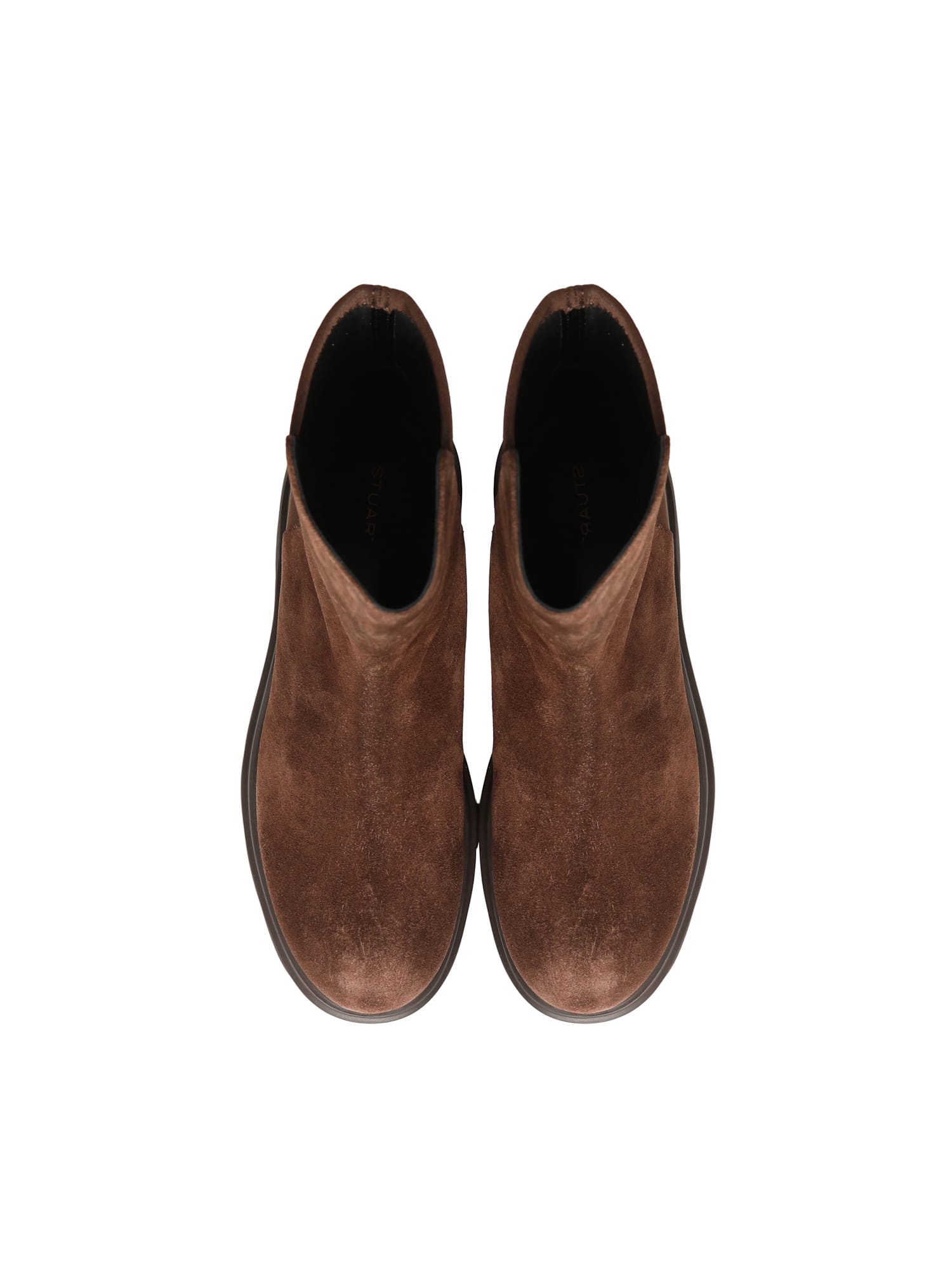 Stuart Weitzman 5050 Hudson Lite Bootie Ankle Boots In Brown
