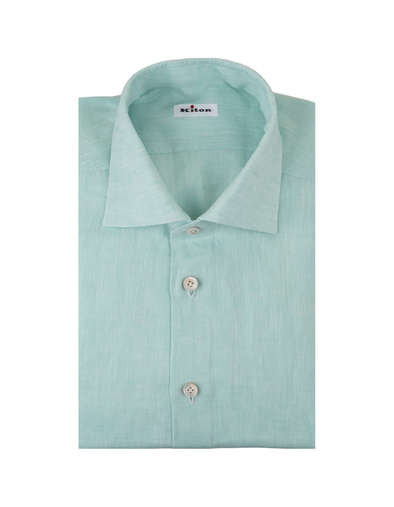 Aqua Green Linen Classic Shirt