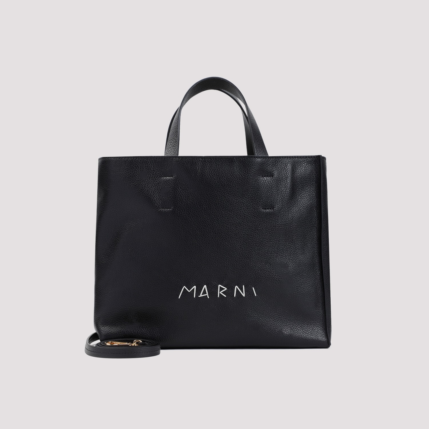 Marni Museo Soft Tote Bag In Black