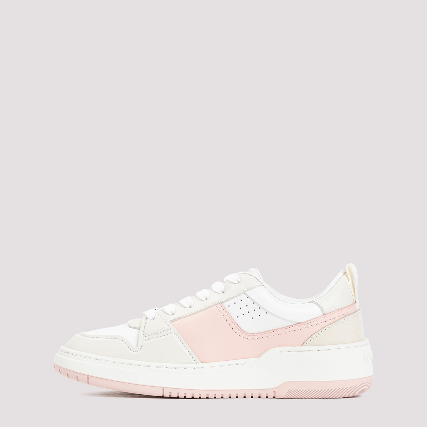 Shop Ferragamo Dennis Sneakers In Mascarpone