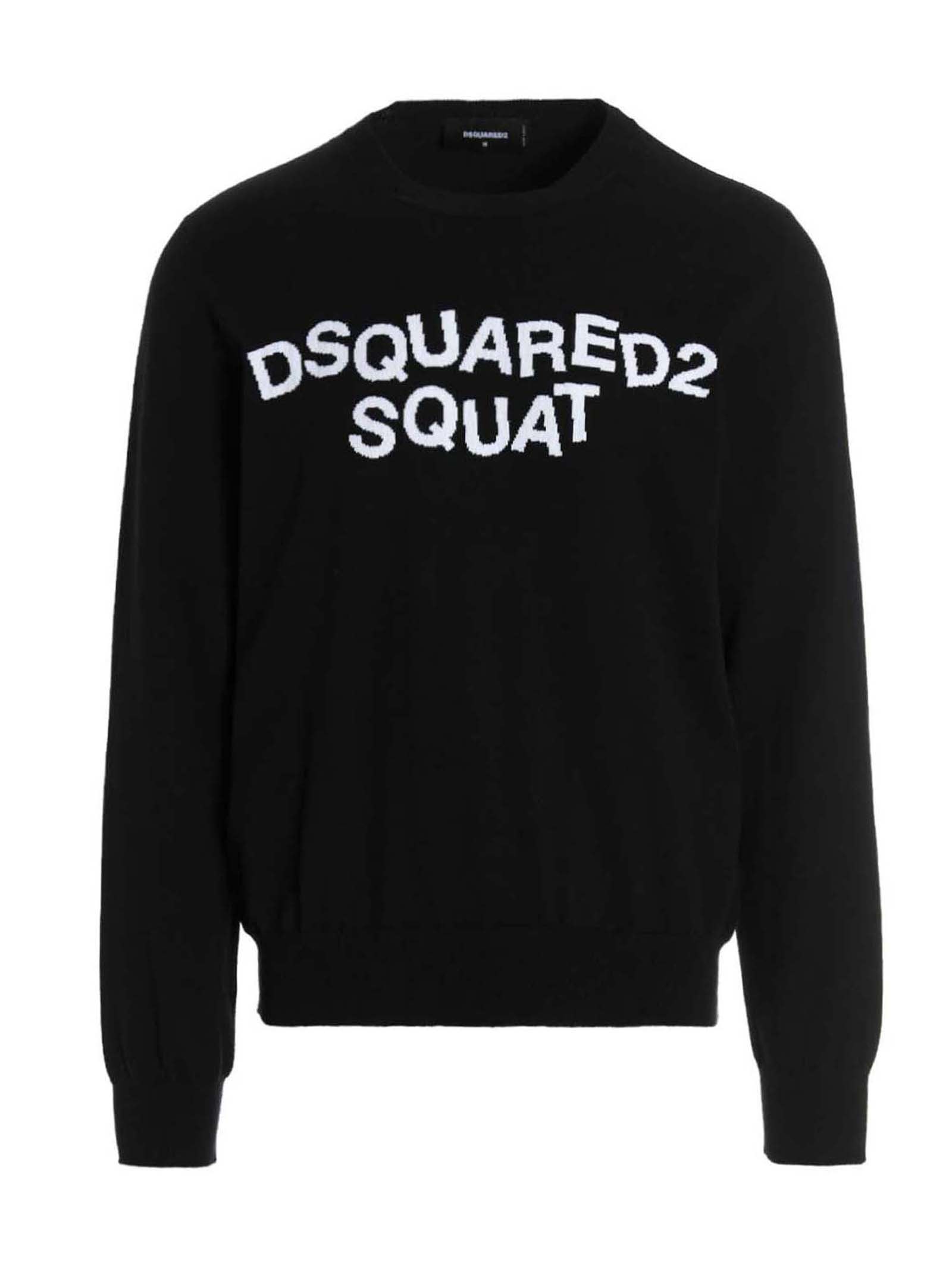 Dsquared2 Logo Intarsia Sweater
