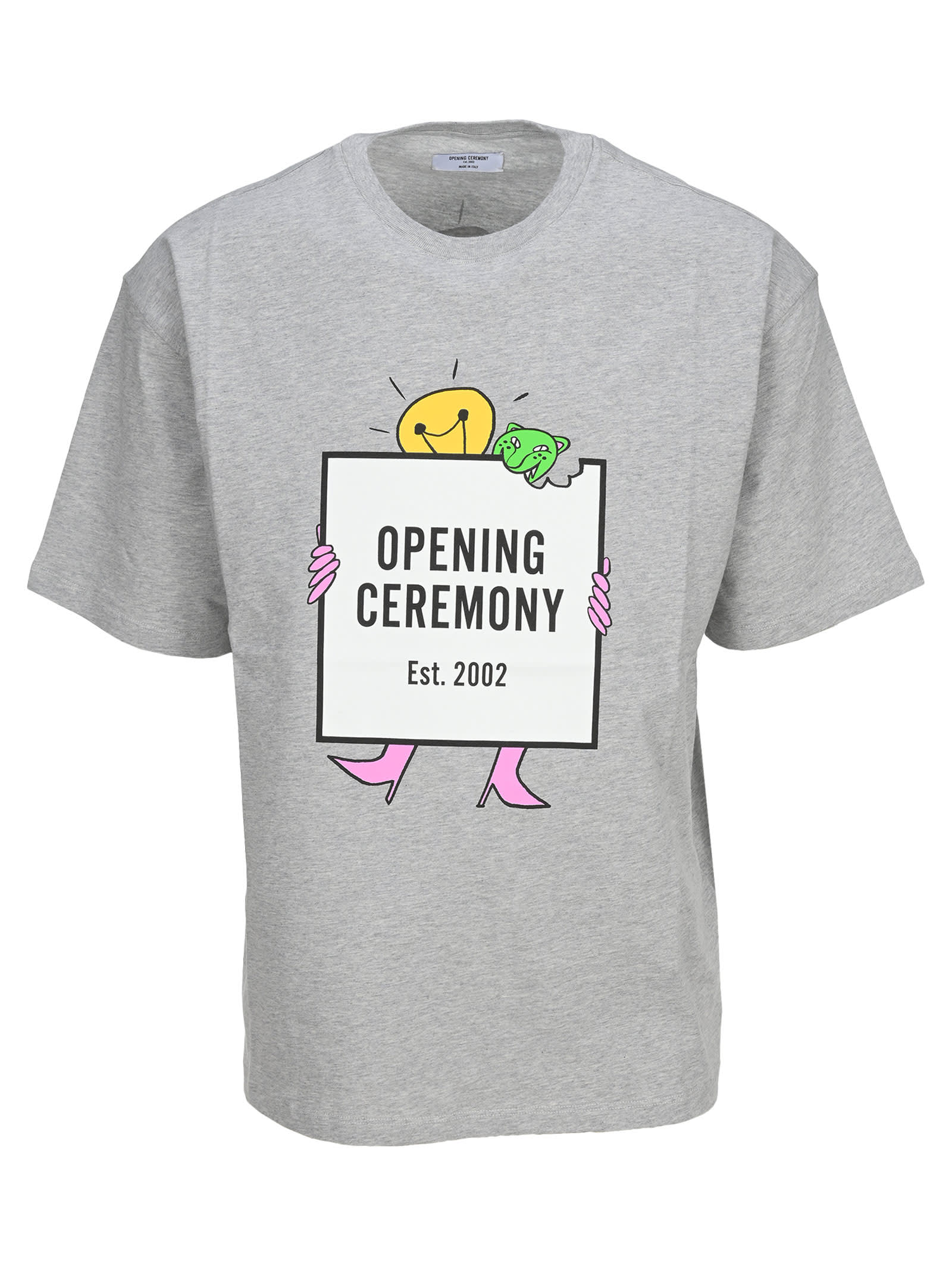 Opening Ceremony Light Bulb Box Logo Print T-shirt
