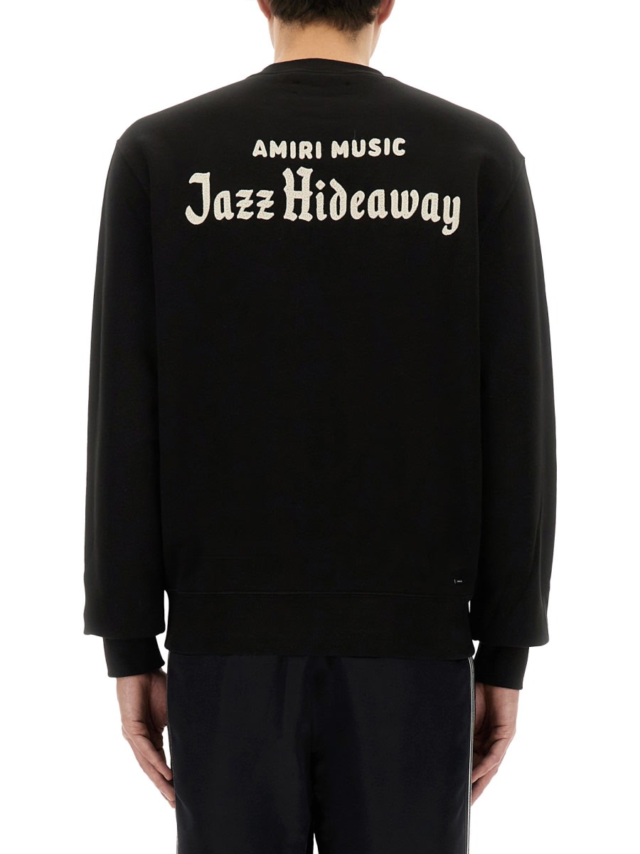 Amiri Jazz Hideaway Sweatshirt In Black
