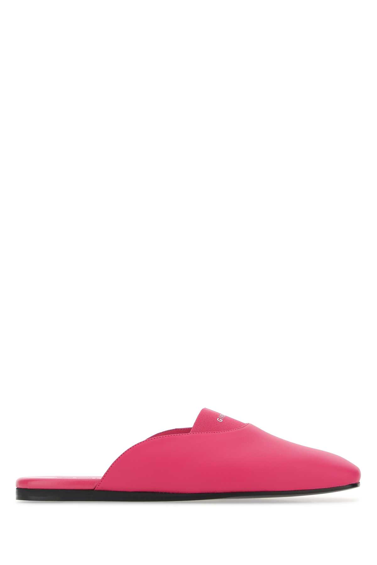 Shop Givenchy Fuchsia Fabric 4g Slippers In 652