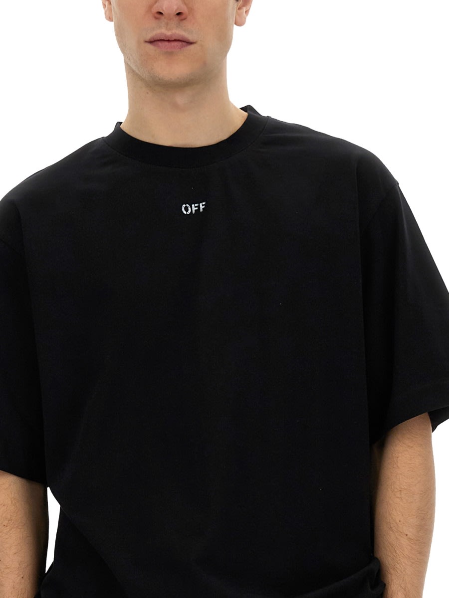 Shop Off-white T-shirt With Logo In Black