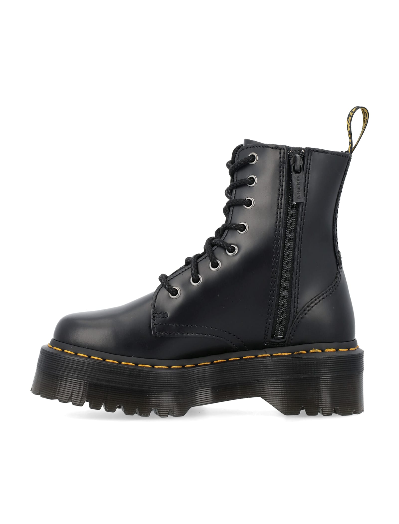 Shop Dr. Martens' Jadon Platform Boots In Black