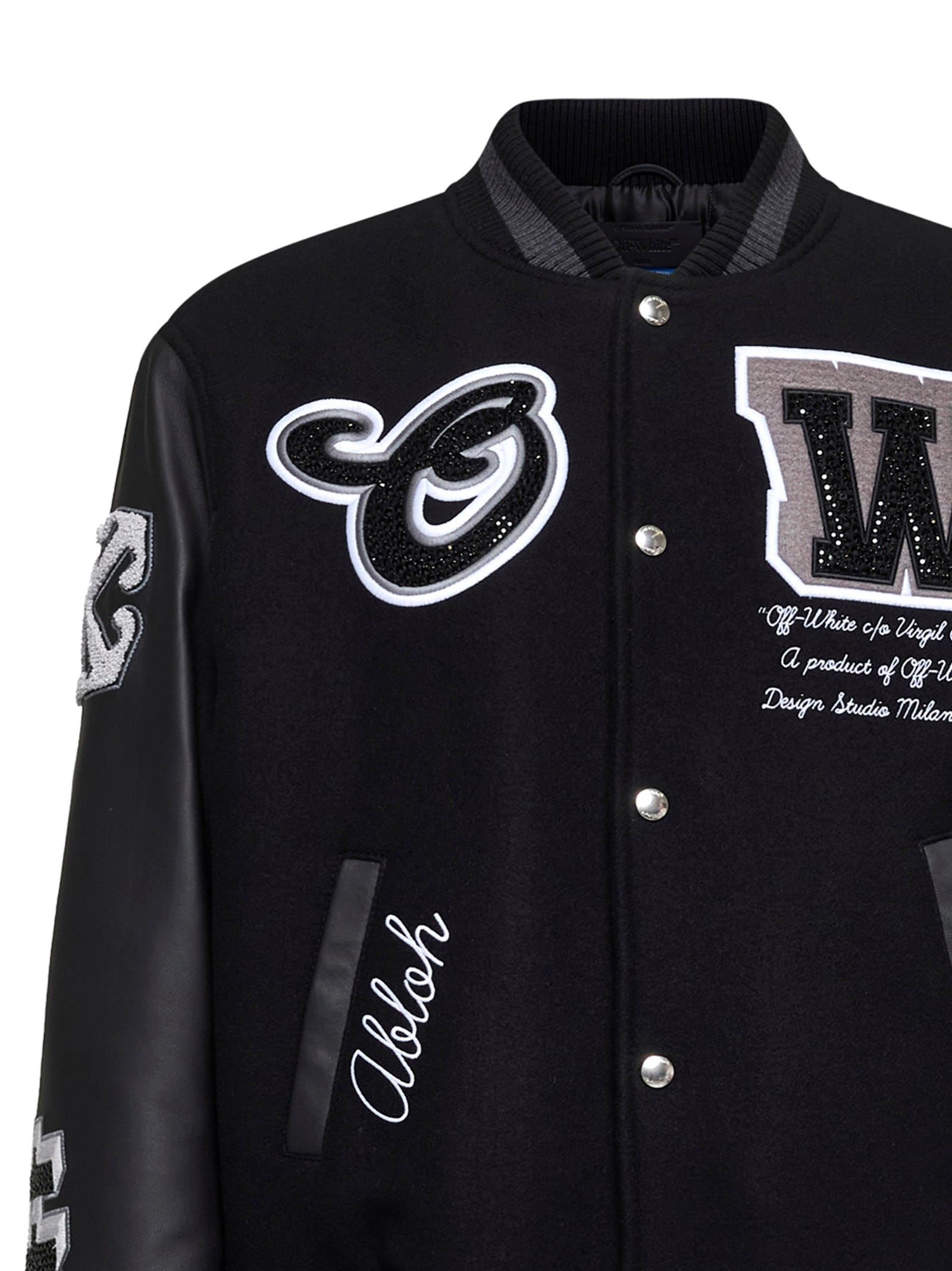 Shop Off-white Jacket In Black