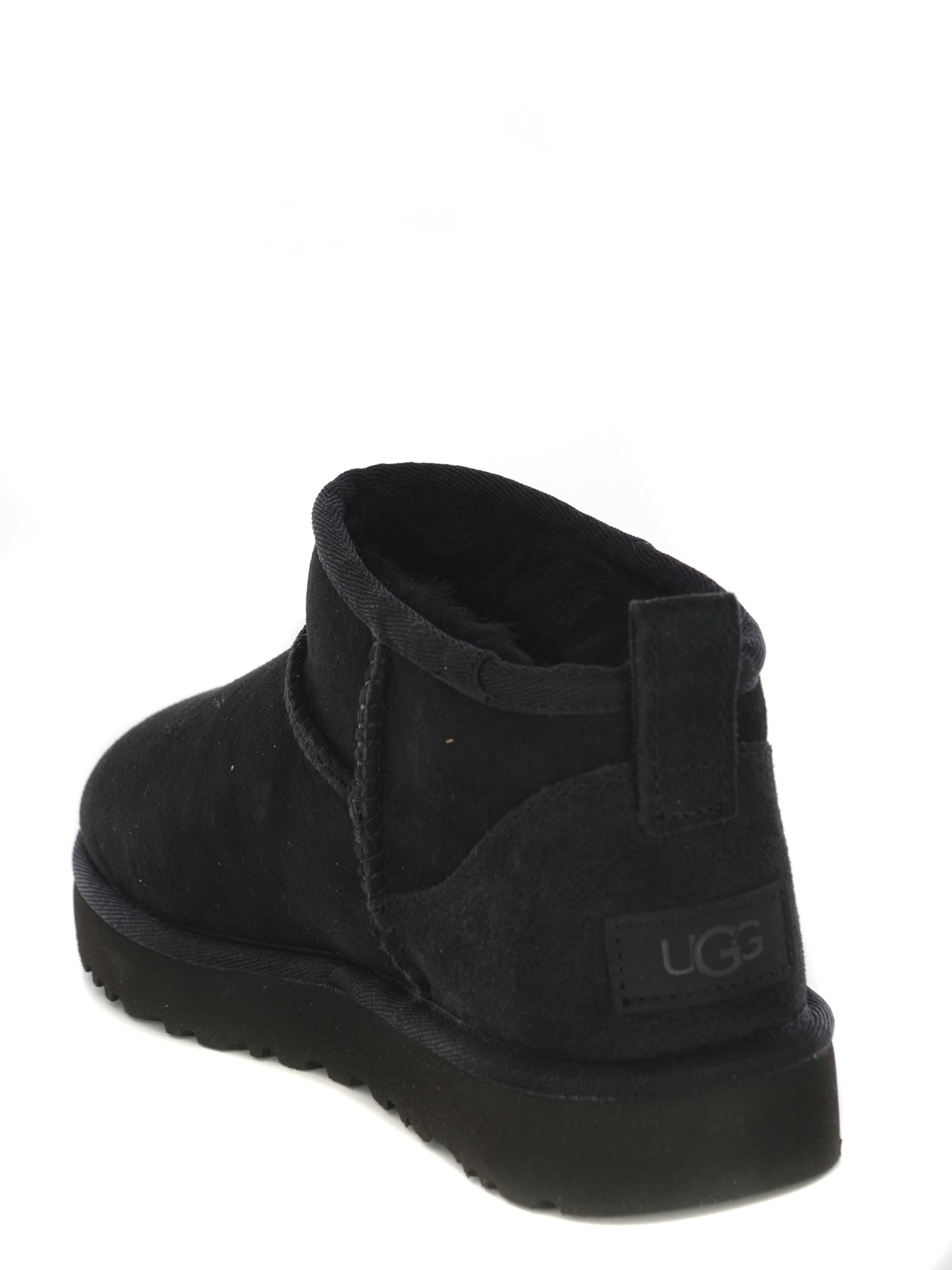 Shop Ugg Stivali  Classic Ultra Mini Made Of Suede In Black