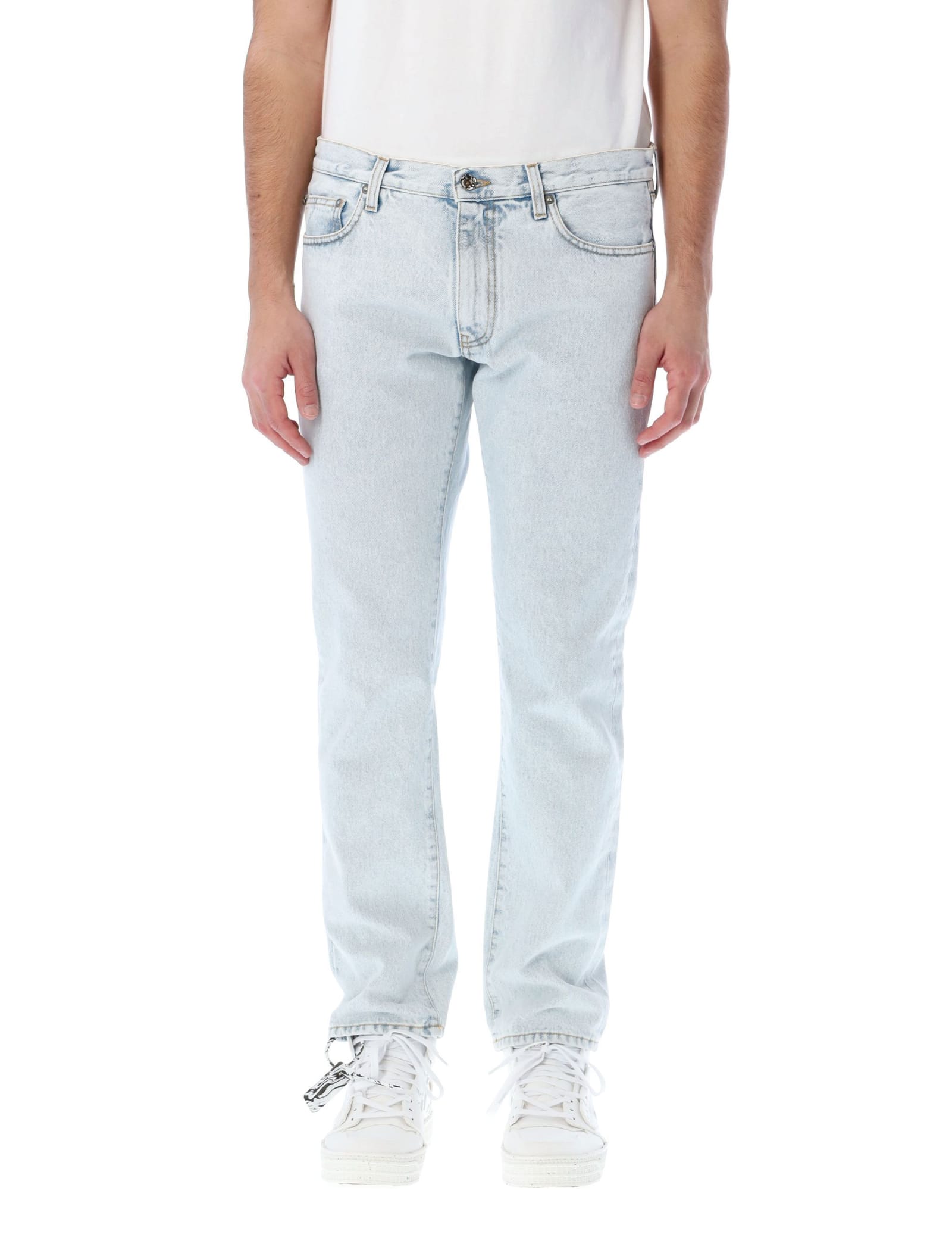 Off-White Diag Tab N-arrow Slim Jeans