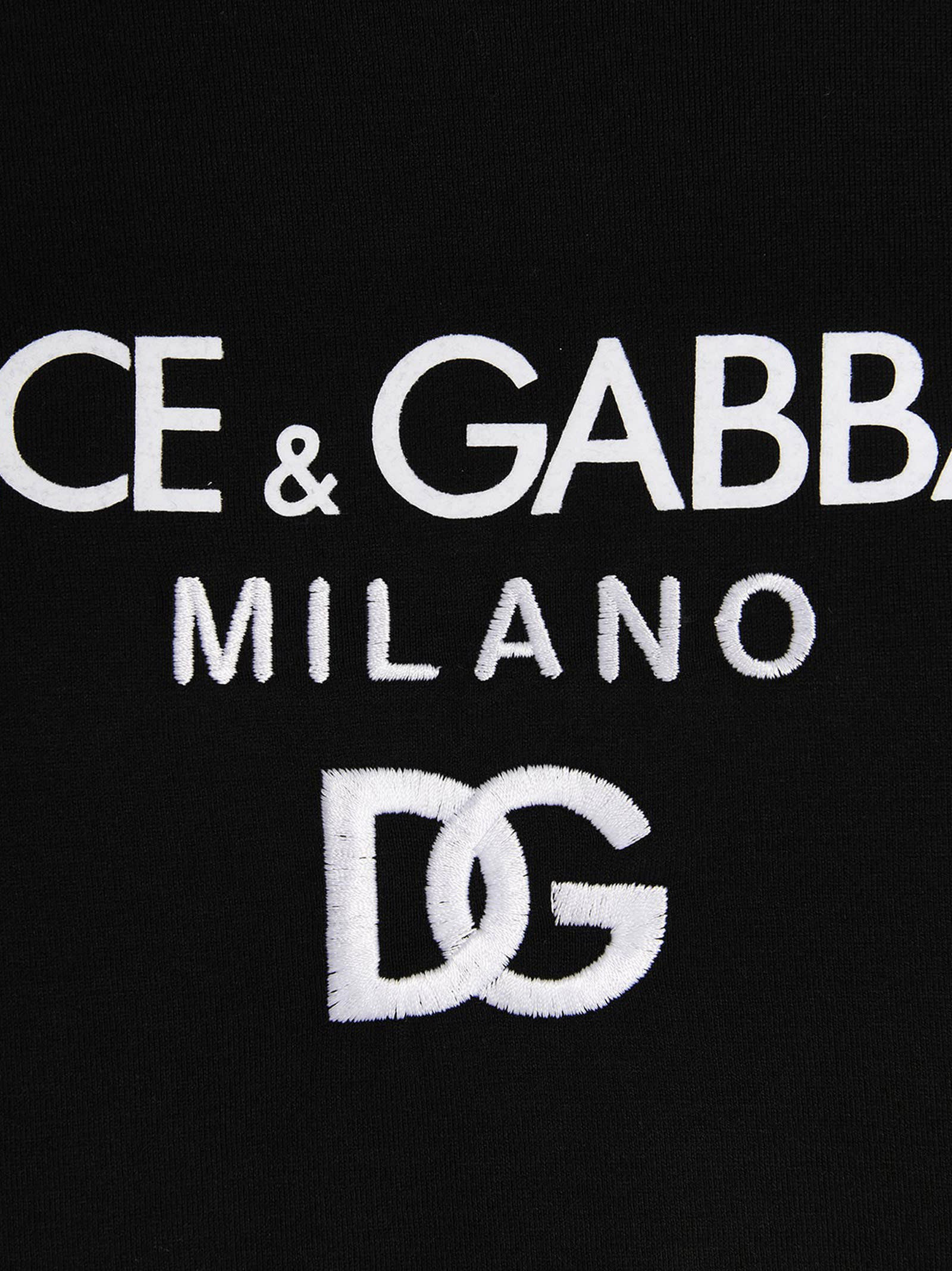 Shop Dolce & Gabbana Dg Essential T-shirt In Black
