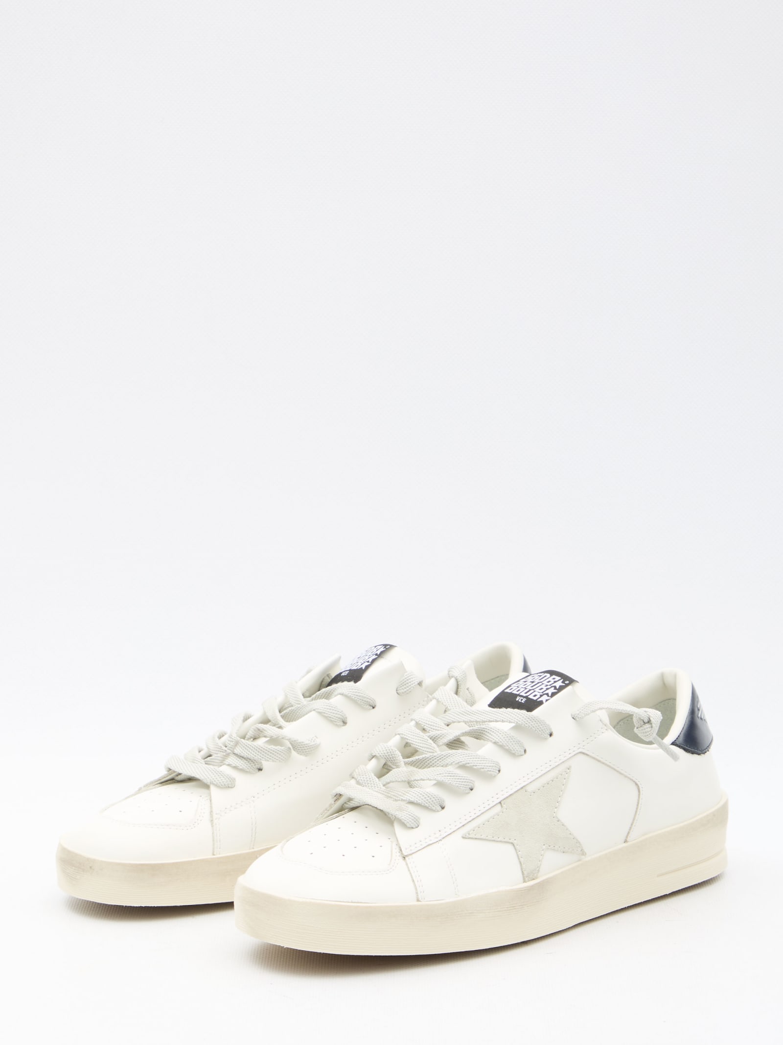 Shop Golden Goose Stardan Sneakers In White