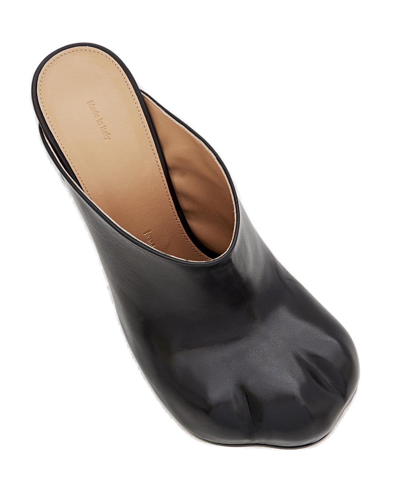 Shop Jw Anderson Paw Toe Slip-on Mules In Black