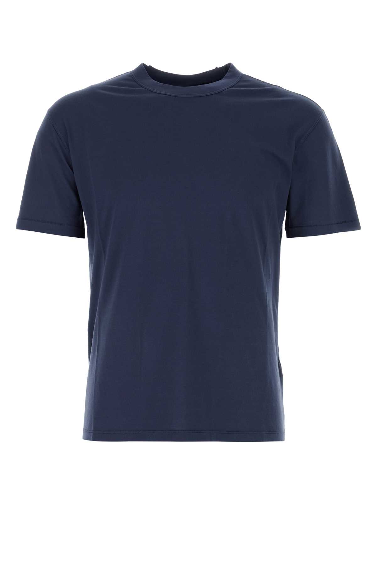 Navy Blue Cotton T-shirt