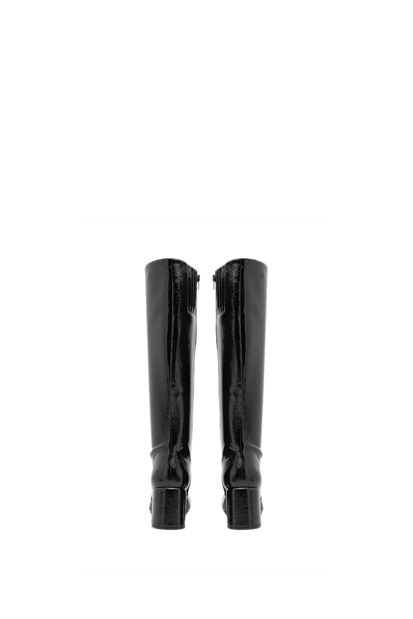 Shop Jeffrey Campbell No Cap Boots In Black