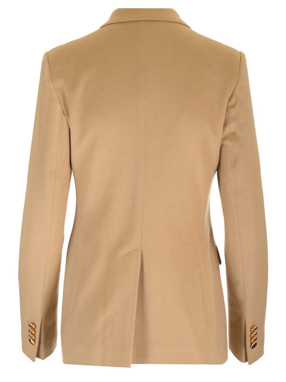 Shop Tagliatore Parigi Double-breasted Jacket In Beige