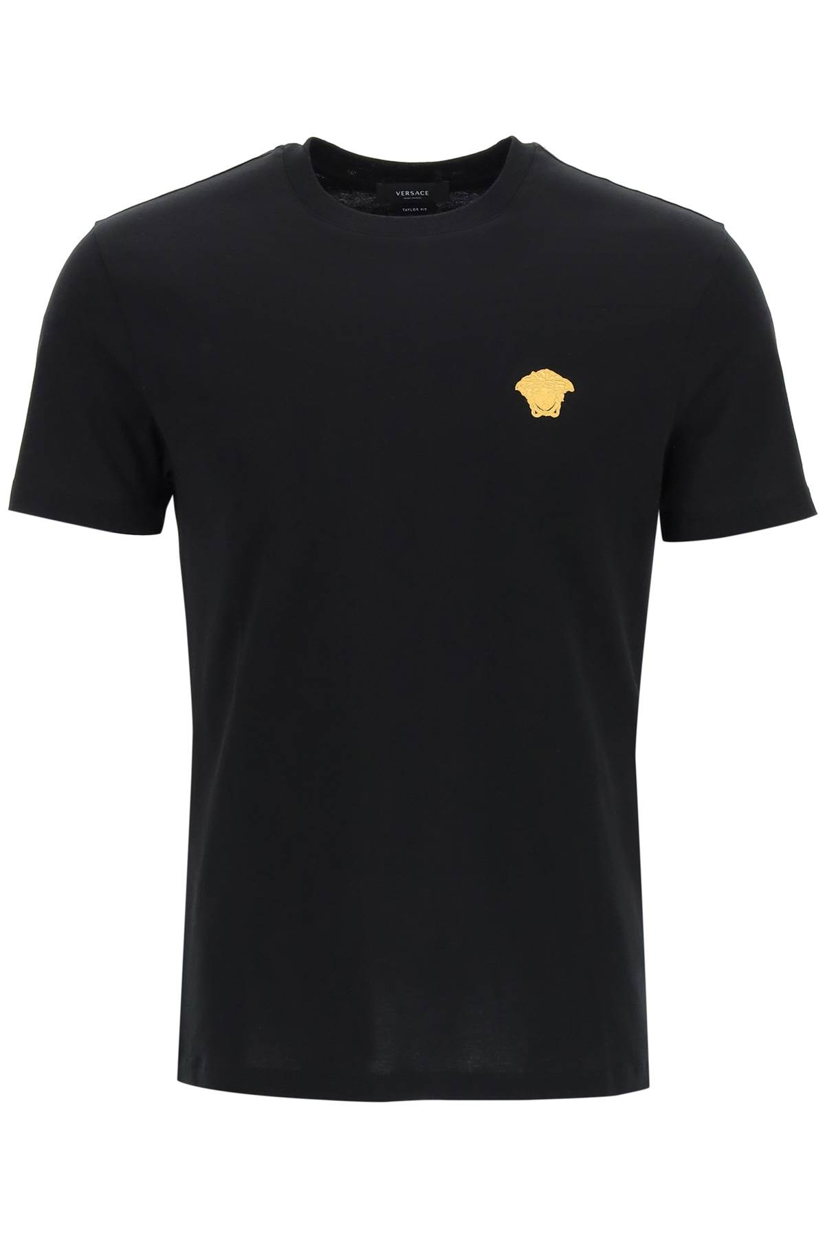 Versace Taylor Fit T-shirt With Medusa Embroidery