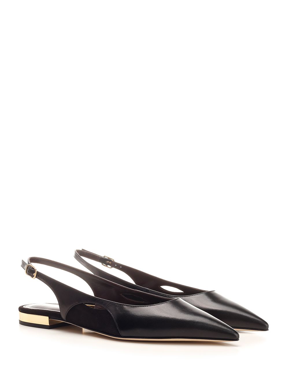 Shop Chloé Saada Slingback Pumps In Black