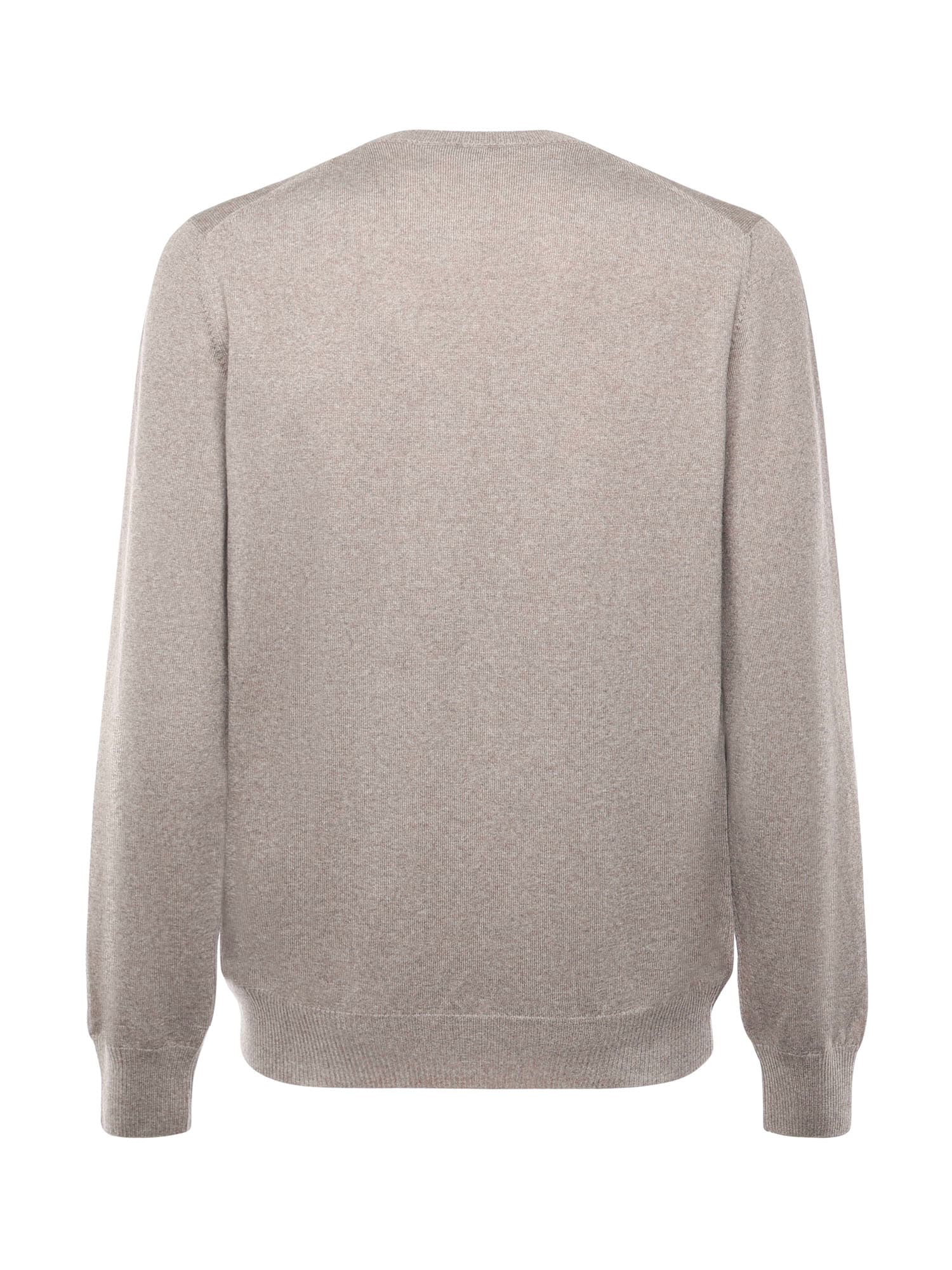 Fay Wool Sweater In Neutral