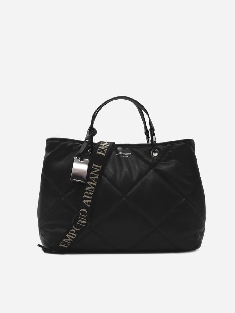 Emporio Armani Myea Bag With All-over Quilted Effect