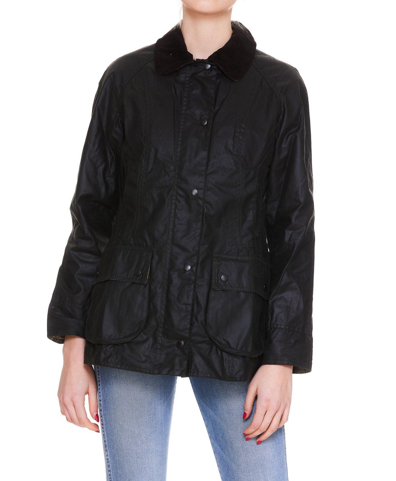 BARBOUR BEADNELL WAXED LONG-SLEEVED JACKET 