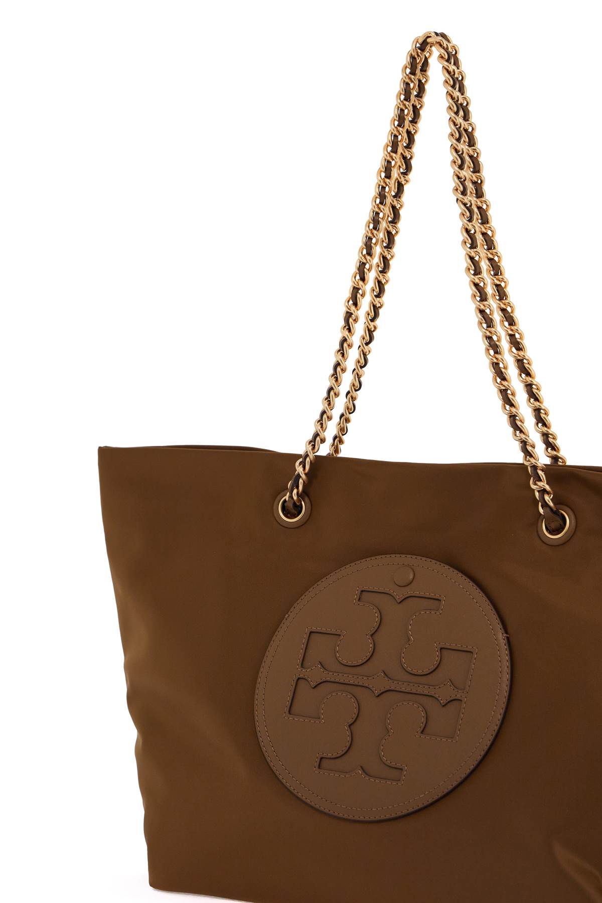 Shop Tory Burch Ella Shopping Bag In Camel (brown)