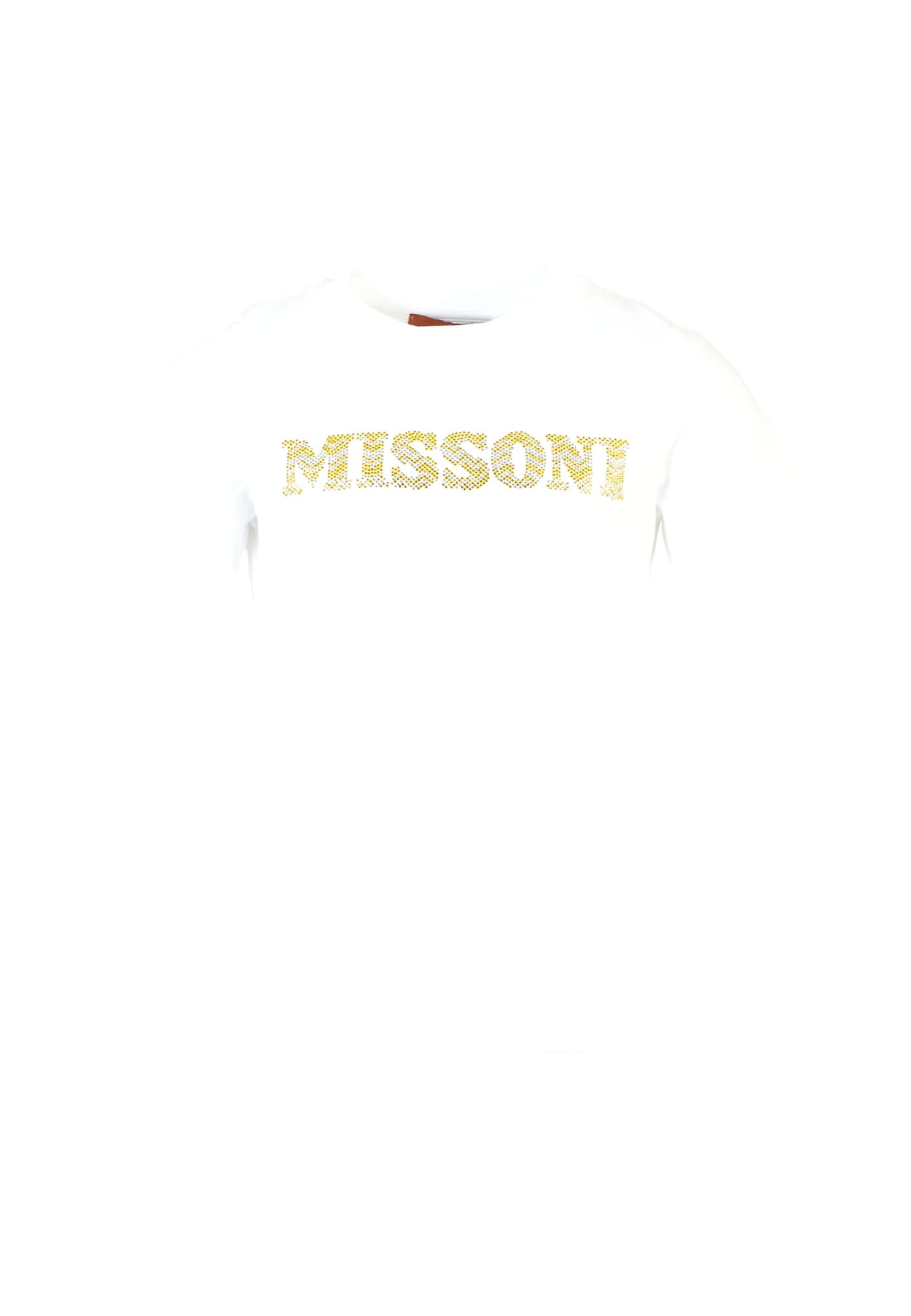 Missoni Short-sleeve Logo T-shirt In White
