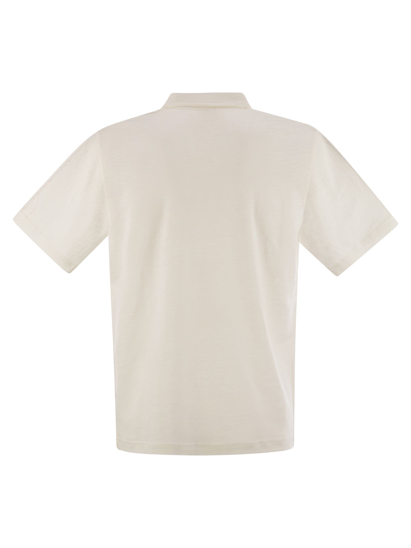 Mc2 Saint Barth Fraser Linen Polo Shirt