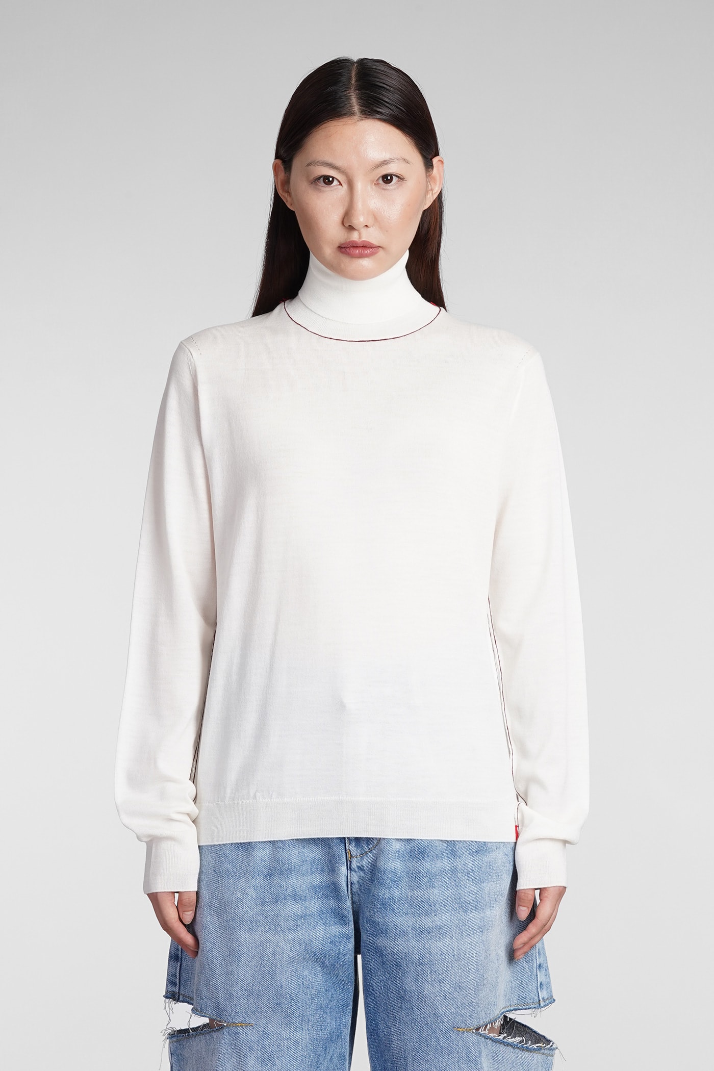 Maison Margiela Pullover Damen Farbe Weiss In White