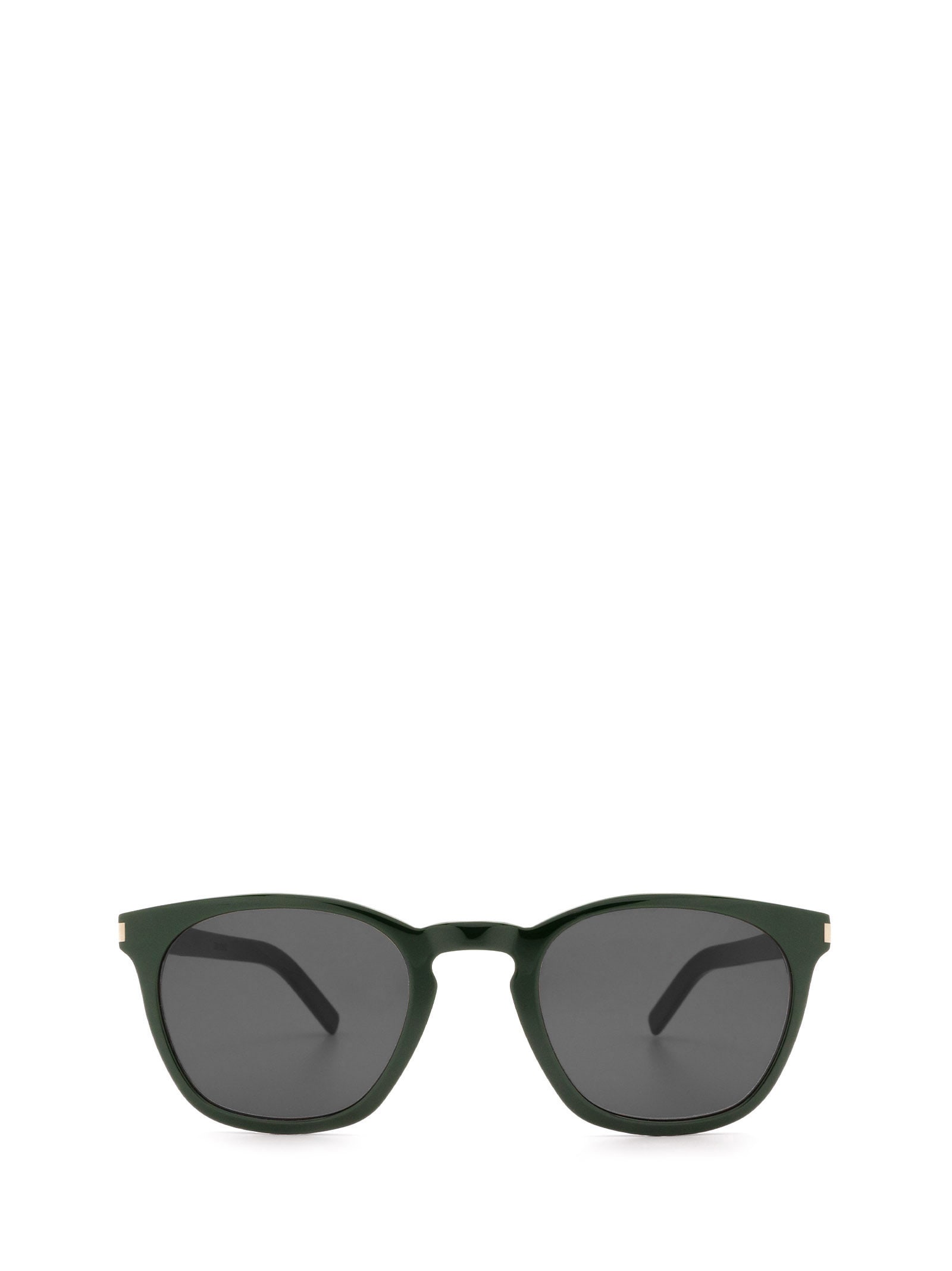 Saint Laurent Saint Laurent Sl 28 Slim Green Sunglasses