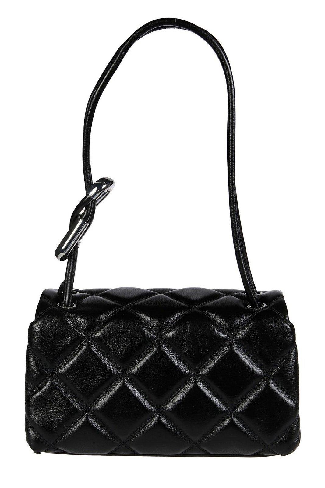 Marc Jacobs The Quilted Mini Dual Shoulder Bag In Black