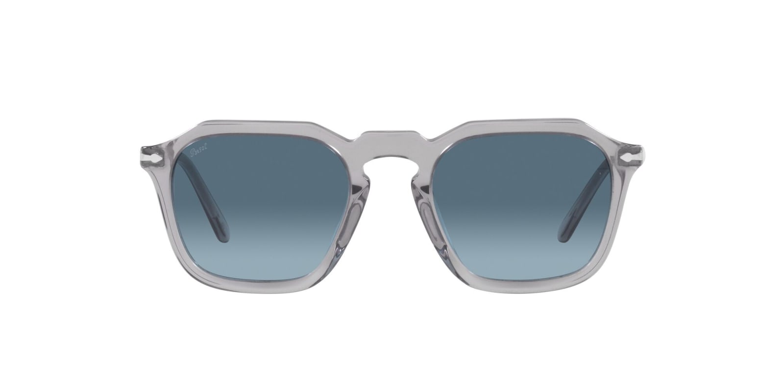 Shop Persol Sunglasses In Grigio/blu Sfumato