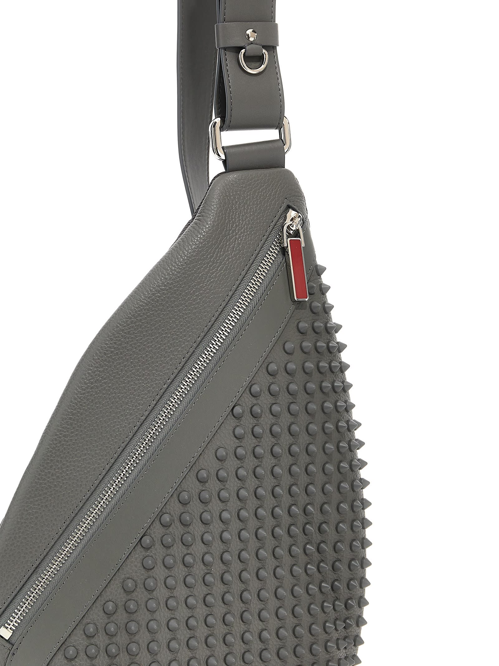Christian Louboutin Funky Crossbody Bag In Smoke Grey
