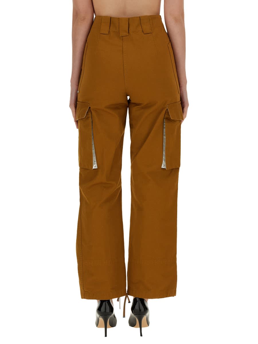 Rabanne Belt Loops Slacks In Buff