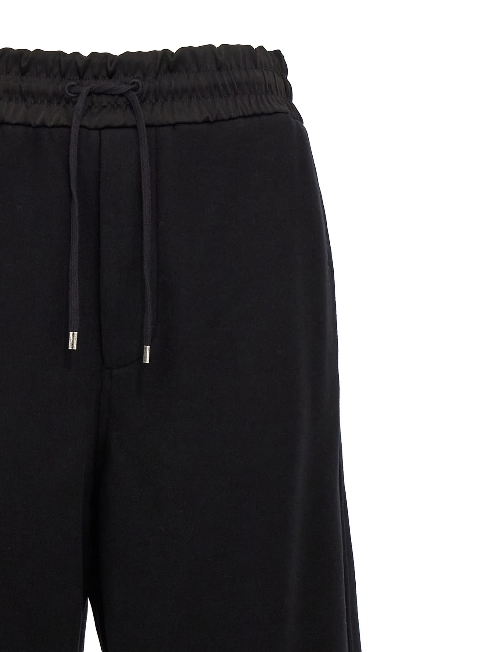 Shop Saint Laurent Molleton Doux Gots Joggers In Black