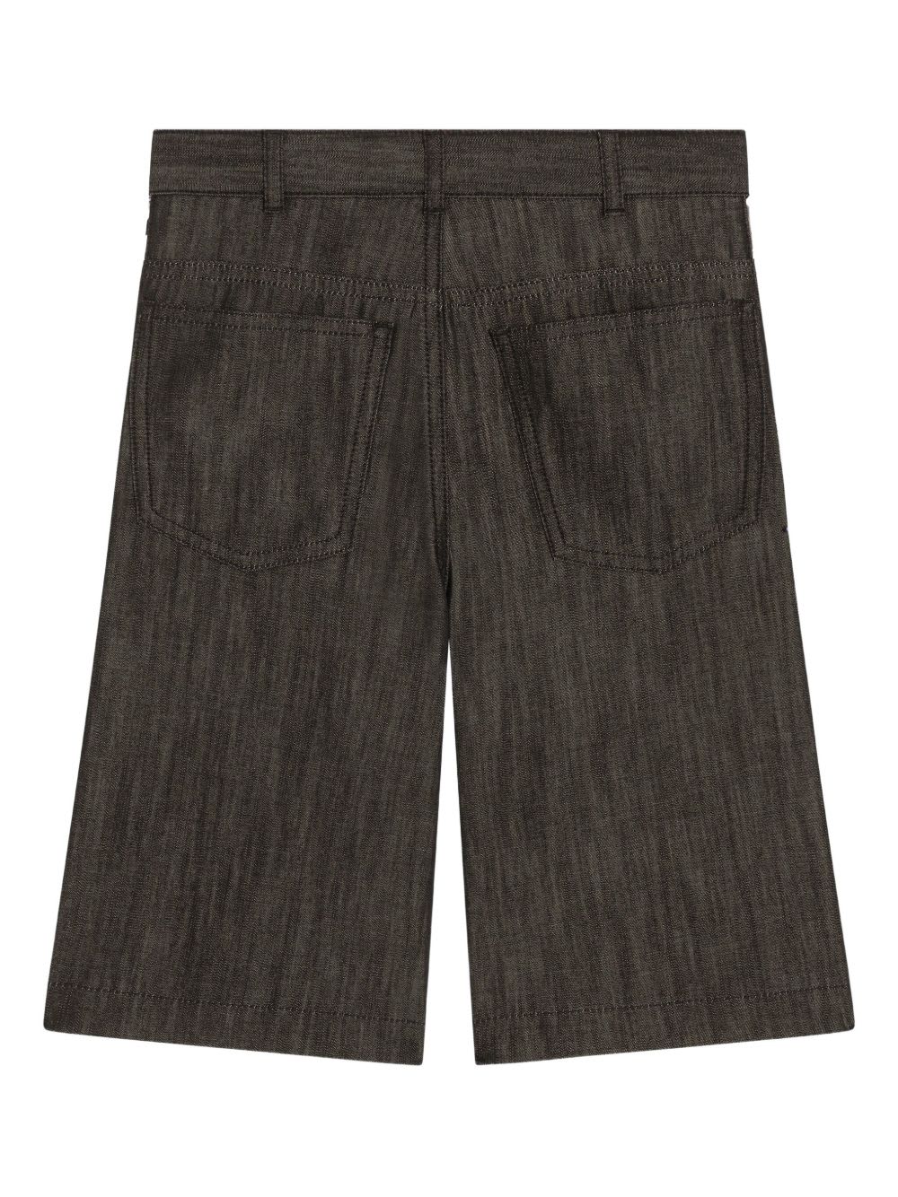 Dolce & Gabbana Dolce & Gabbana Kids Shorts With Majolica Print In Brown